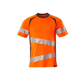 T-Shirt, moderne Passform / Gr. 2XLONE,  Hi-vis Orange/Dunkelanthrazit Produktbild