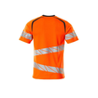 T-Shirt, moderne Passform / Gr. L  ONE,  Hi-vis Orange/Dunkelanthrazit Produktbild Additional View 1 S