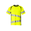T-Shirt, moderne Passform / Gr. 5XLONE,  Hi-vis Gelb/Schwarzblau Produktbild