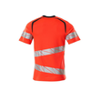 T-Shirt, moderne Passform / Gr. 3XLONE,  Hi-vis Rot/Schwarzblau Produktbild Additional View 1 S