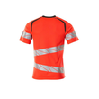 T-Shirt, moderne Passform / Gr. M  ONE,  Hi-vis Rot/Dunkelanthrazit Produktbild Additional View 1 S