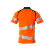 Polo-Shirt, moderne Passform / Gr. L   ONE, Hi-vis Orange/Schwarzblau Produktbild Additional View 1 S