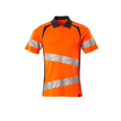 Polo-Shirt, moderne Passform / Gr. M   ONE, Hi-vis Orange/Schwarzblau Produktbild