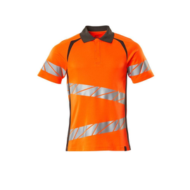 Polo-Shirt, moderne Passform / Gr. L   ONE, Hi-vis Orange/Dunkelanthrazit Produktbild