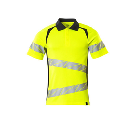 Polo-Shirt, moderne Passform / Gr.  3XLONE, Hi-vis Gelb/Schwarzblau Produktbild