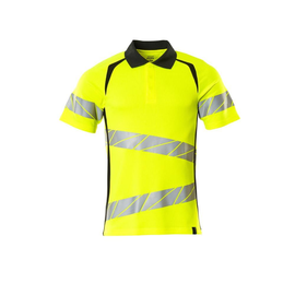 Polo-Shirt, moderne Passform / Gr. L   ONE, Hi-vis Gelb/Schwarz Produktbild