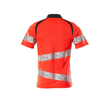 Polo-Shirt, moderne Passform / Gr. L   ONE, Hi-vis Rot/Schwarzblau Produktbild Additional View 1 S