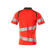 Polo-Shirt, moderne Passform / Gr.  4XLONE, Hi-vis Rot/Dunkelanthrazit Produktbild Additional View 1 S