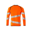 Sweatshirt, moderne Passform / Gr. M   ONE, Hi-vis Orange/Schwarzblau Produktbild Additional View 1 S