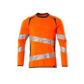Sweatshirt, moderne Passform / Gr.  4XLONE, Hi-vis Orange/Dunkelanthrazit Produktbild
