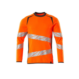 Sweatshirt, moderne Passform / Gr. M   ONE, Hi-vis Orange/Dunkelanthrazit Produktbild