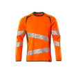 Sweatshirt, moderne Passform / Gr. M   ONE, Hi-vis Orange/Moosgrün Produktbild