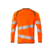 Sweatshirt, moderne Passform / Gr. M   ONE, Hi-vis Orange/Moosgrün Produktbild Additional View 1 S