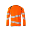 Sweatshirt, moderne Passform / Gr. L   ONE, Hi-vis Orange/Dunkelpetroleum Produktbild Additional View 1 S