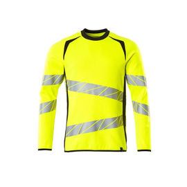 Sweatshirt, moderne Passform / Gr. XS  ONE, Hi-vis Gelb/Schwarz Produktbild