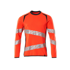 Sweatshirt, moderne Passform / Gr. XL  ONE, Hi-vis Rot/Schwarzblau Produktbild