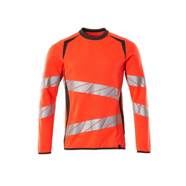 Sweatshirt, moderne Passform / Gr. L   ONE, Hi-vis Rot/Dunkelanthrazit Produktbild