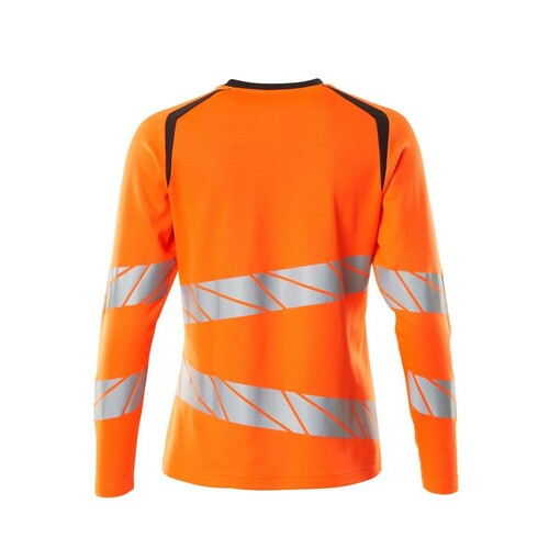 T-Shirt, Langarm, Damenpassform / Gr.  4XLONE, Hi-vis Orange/Dunkelanthrazit Produktbild Additional View 1 L