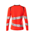 T-Shirt, Langarm, Damenpassform / Gr.  2XLONE, Hi-vis Rot/Schwarzblau Produktbild Additional View 1 S