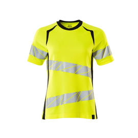 T-Shirt, Damenpassform / Gr. S  ONE,  Hi-vis Gelb/Schwarz Produktbild