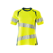 T-Shirt, Damenpassform / Gr. M  ONE,  Hi-vis Gelb/Dunkelpetroleum Produktbild
