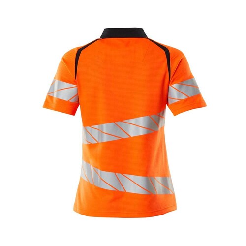 Polo-Shirt, Damenpassform / Gr. XS ONE,  Hi-vis Orange/Schwarzblau Produktbild Additional View 1 L