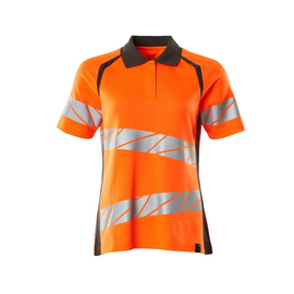 Polo-Shirt, Damenpassform / Gr. XS ONE,  Hi-vis Orange/Dunkelanthrazit Produktbild