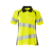 Polo-Shirt, Damenpassform / Gr. 4XLONE,  Hi-vis Gelb/Schwarzblau Produktbild