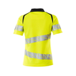 Polo-Shirt, Damenpassform / Gr. S  ONE,  Hi-vis Gelb/Schwarzblau Produktbild Additional View 1 S