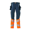 Hose mit Hängetaschen, ULTIMATE STRETCH  / Gr. 82C52, Dunkelpetroleum/Hi-vis  Orange Produktbild Additional View 1 S