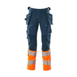 Hose mit Hängetaschen, ULTIMATE STRETCH  / Gr. 82C60, Dunkelpetroleum/Hi-vis  Orange Produktbild