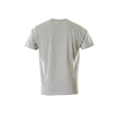 T-Shirt mit Druck / Gr. S,  Grau-meliert/Hi-vis Gelb Produktbild Additional View 1 S