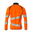 Sweatshirt mit Reißverschluss,modern  Fit / Gr. 4XL, Hi-vis  Orange/Dunkelanthrazit Produktbild Additional View 2 S