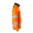 Sweatshirt mit Reißverschluss,modern  Fit / Gr. 4XL, Hi-vis  Orange/Dunkelanthrazit Produktbild Additional View 3 S