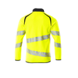 Sweatshirt mit Reißverschluss,modern  Fit / Gr. 4XL, Hi-vis Gelb/Schwarzblau Produktbild Additional View 1 S