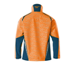Soft Shell Jacke mit Reflexeffekte /  Gr. L, Hi-vis Orange/Dunkelpetroleum Produktbild Additional View 1 S