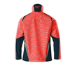 Soft Shell Jacke mit Reflexeffekte /  Gr. L, Hi-vis Rot/Schwarzblau Produktbild Additional View 1 S