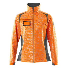 Soft Shell Jacke, Reflexeffekte, Damen  / Gr. 4XL, Hi-vis  Orange/Dunkelanthrazit Produktbild