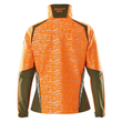 Soft Shell Jacke, Reflexeffekte, Damen  / Gr. 4XL, Hi-vis Orange/Moosgrün Produktbild Additional View 1 S