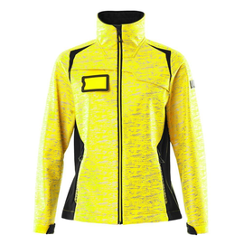 Soft Shell Jacke, Reflexeffekte, Damen  / Gr. 4XL, Hi-vis Gelb/Schwarz Produktbild