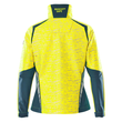 Soft Shell Jacke, Reflexeffekte, Damen  / Gr. 4XL, Hi-vis Gelb/Dunkelpetroleum Produktbild Additional View 1 S