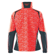 Soft Shell Jacke, Reflexeffekte, Damen  / Gr. 4XL, Hi-vis Rot/Schwarzblau Produktbild Additional View 1 S