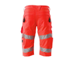 Shorts, ULTIMATE STRETCH / Gr. C52,  Hi-vis Rot Produktbild Additional View 1 S