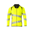 Sweatshirt mit Kapuze, moderne Passform  Kapuzensweatshirt / Gr. 4XL, Hi-vis  Gelb/Schwarz Produktbild