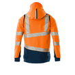 Hard Shell Jacke mit leichtem Futter /  Gr. 3XL, Hi-vis Orange/Dunkelpetroleum Produktbild Additional View 1 S
