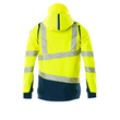 Hard Shell Jacke mit leichtem Futter /  Gr. 3XL, Hi-vis Gelb/Dunkelpetroleum Produktbild Additional View 1 S