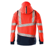 Hard Shell Jacke mit leichtem Futter /  Gr. L, Hi-vis Rot/Schwarzblau Produktbild Additional View 1 S