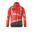 Hard Shell Jacke mit leichtem Futter /  Gr. 4XL, Hi-vis Rot/Dunkelanthrazit Produktbild
