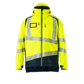 Winterjacke mit CLI-Futter / Gr. L,  Hi-vis Gelb/Schwarzblau Produktbild