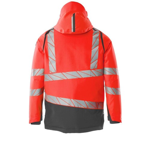 Winterjacke mit CLI-Futter / Gr. L,  Hi-vis Rot/Dunkelanthrazit Produktbild Additional View 1 L